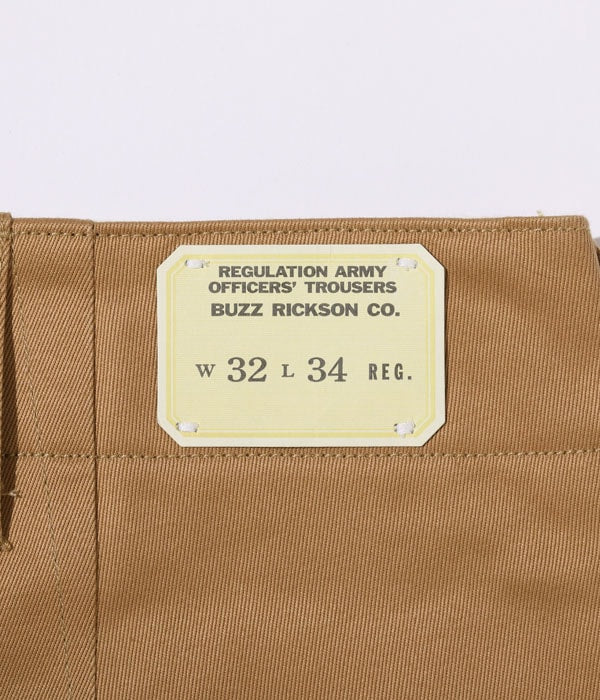 M43035 EARLY MILITARY CHINOS 1945 MODEL - CAMEL
