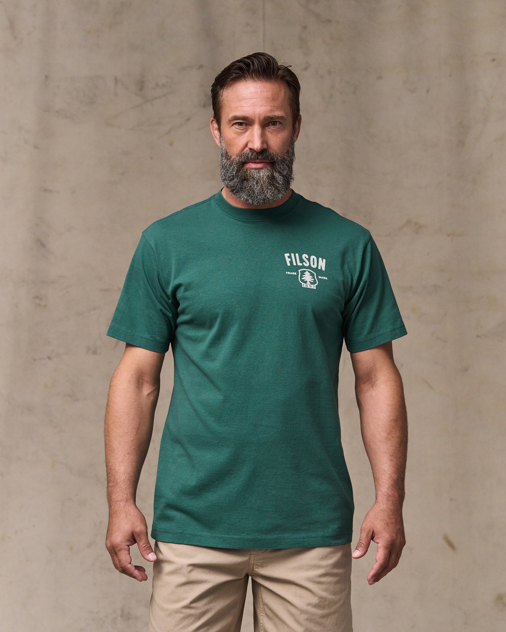 FORESTRY GRAPHIC T-SHIRT - MALLARD GREEN