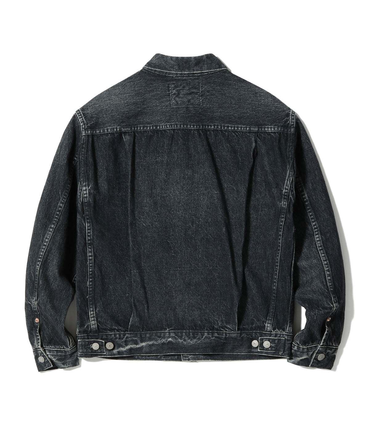 SC15650H 14.25oz. BLACK DENIM JACKET 1953 AGED MODEL - INDIGO