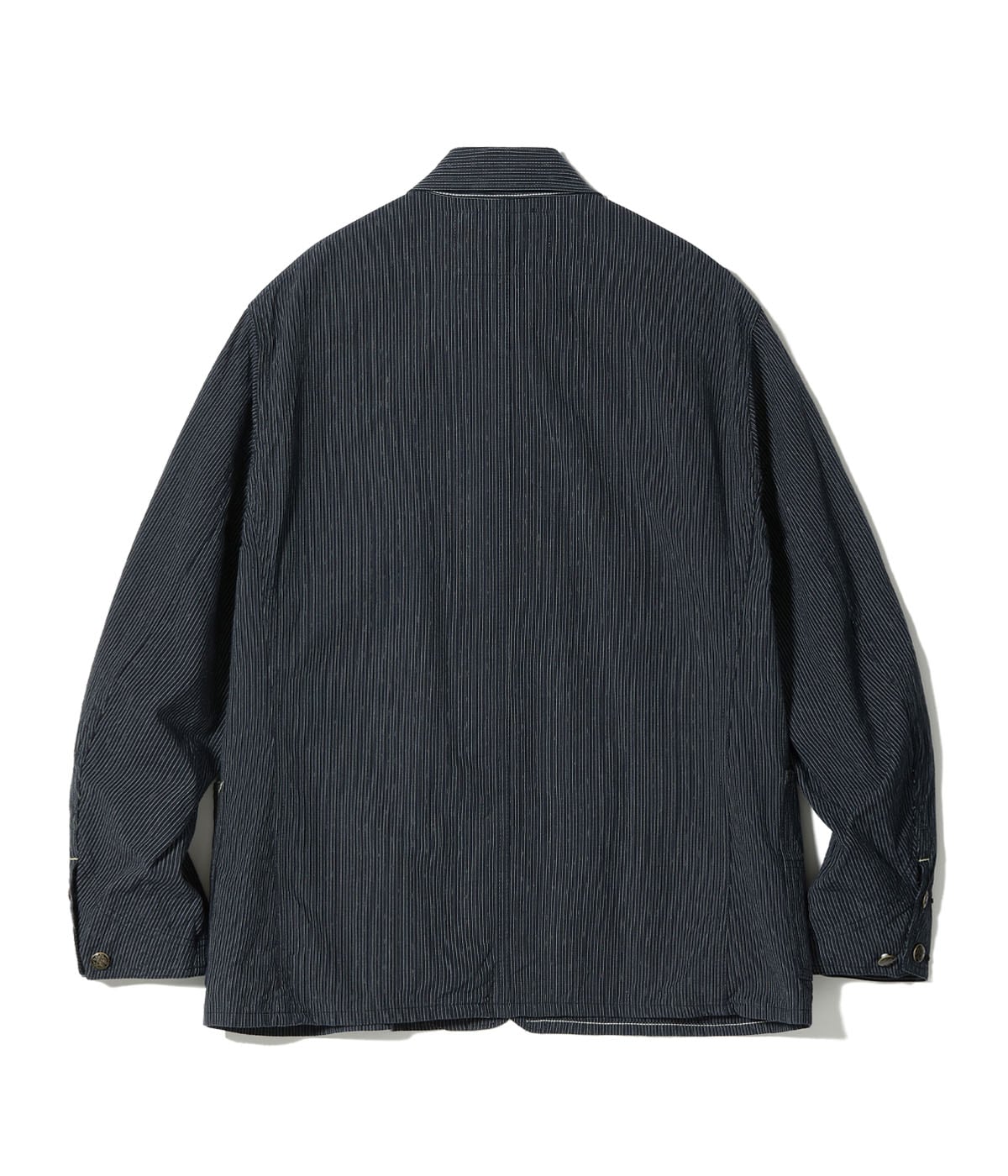 SC15700 FICTION ROMANCE 8oz. INDIGO STRIPE WORK COAT - INDIGO