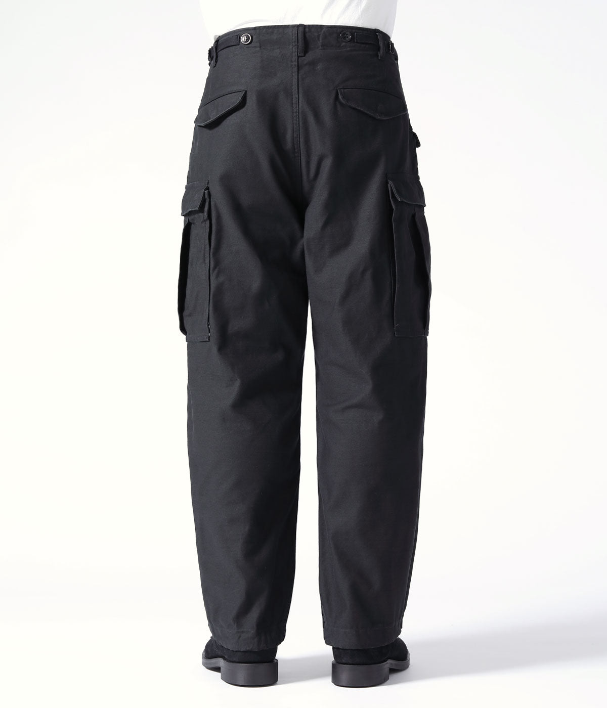 BR42592 WILLIAM GIBSON COLLECTION BLACK M-51 TROUSERS - BLACK