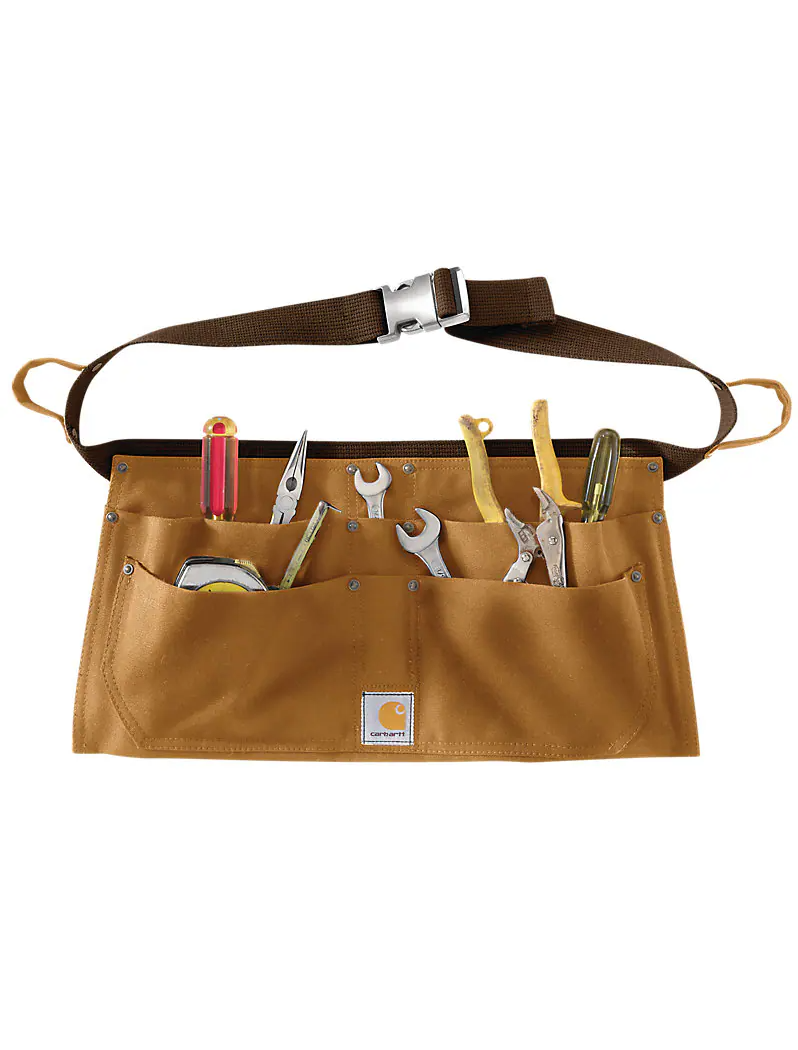 FIRM DUCK WAIST APRON - CARHARTT BROWN