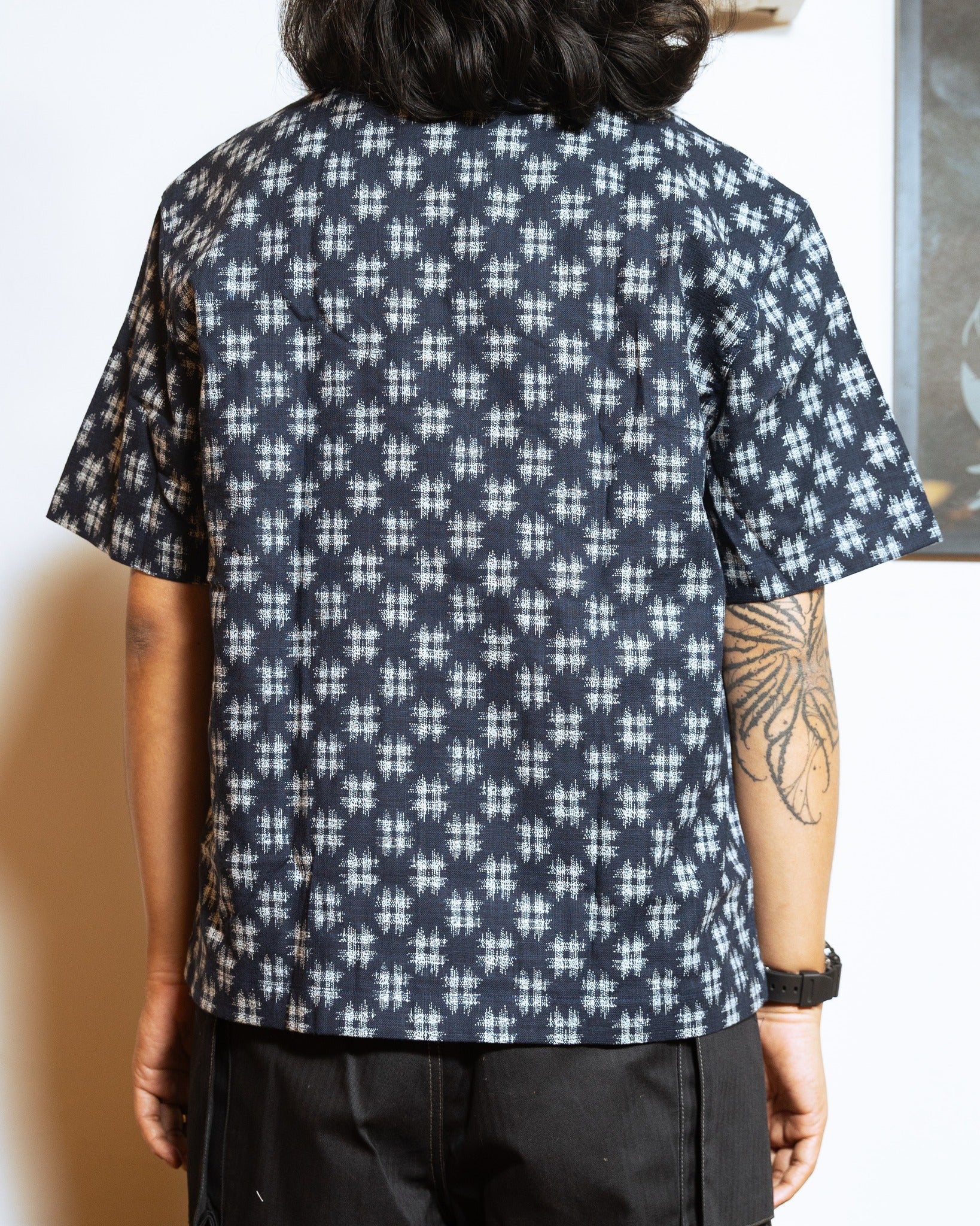 TROPICAL OVERSHIRT - CROSSHATCH HOMESPUN