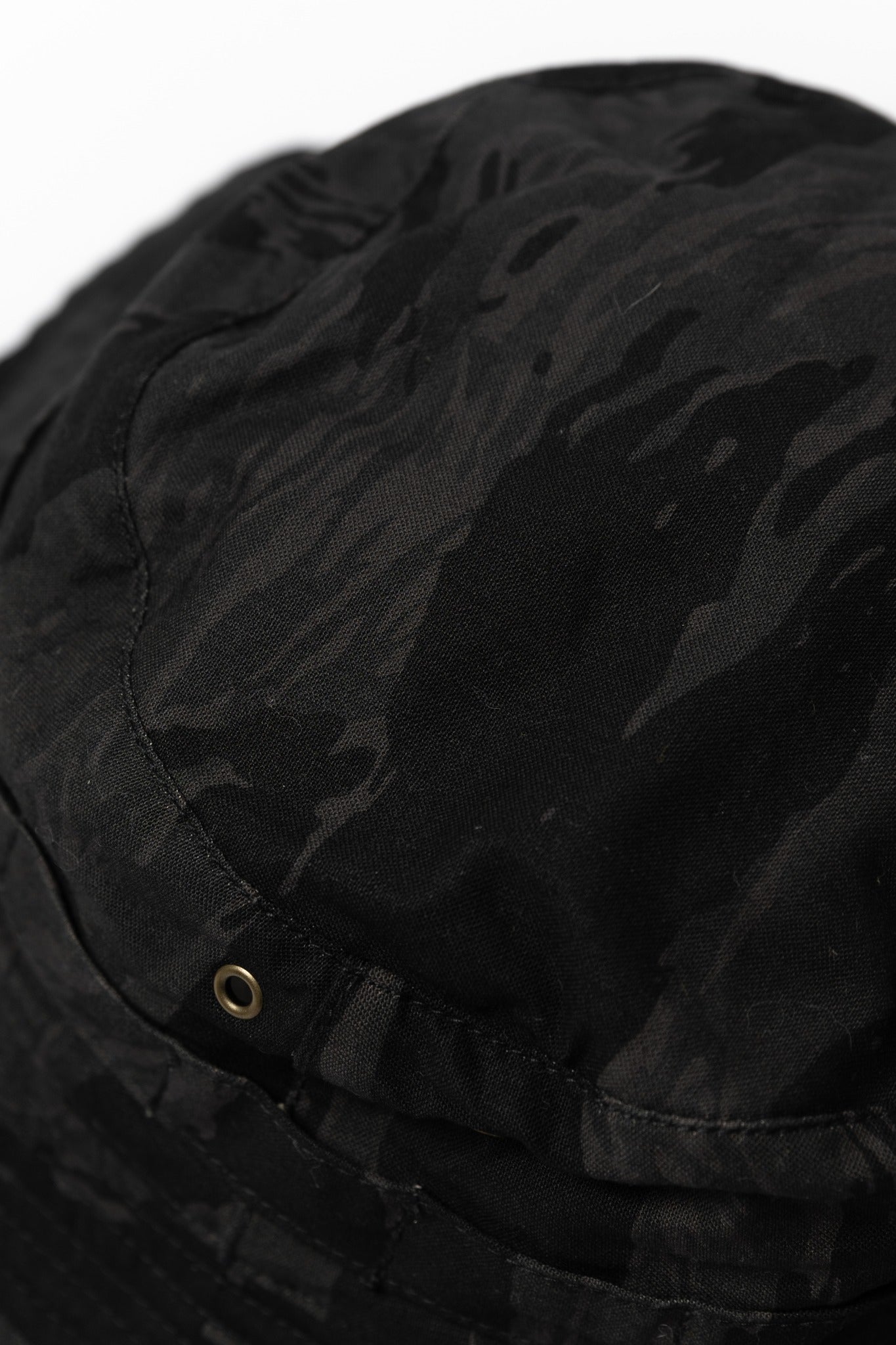 BLACK TIGER CAMO MILITARY BOONIE HAT - BLACK