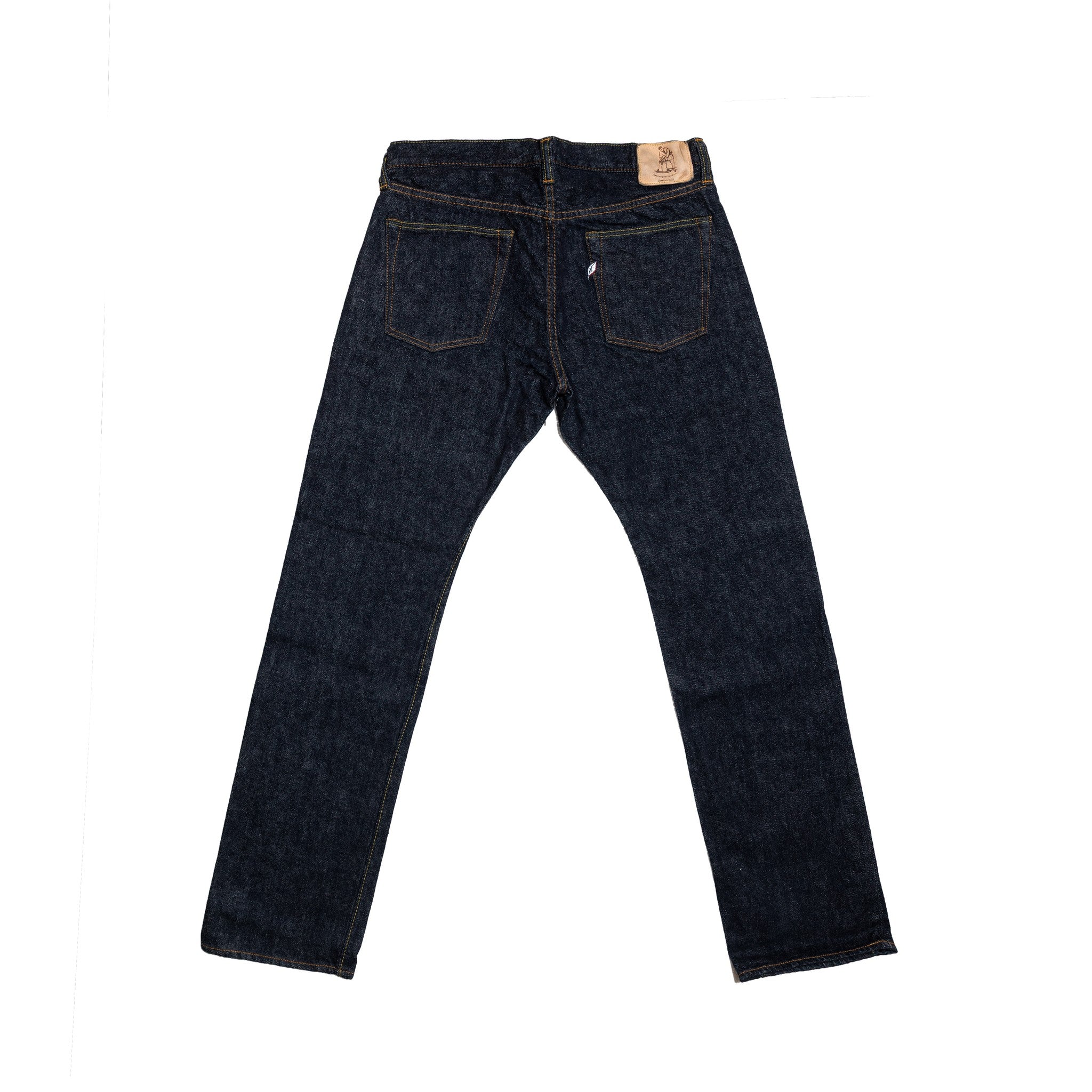 PBE-005 SLIM STRAIGHT - BEIGE CORE INDIGO