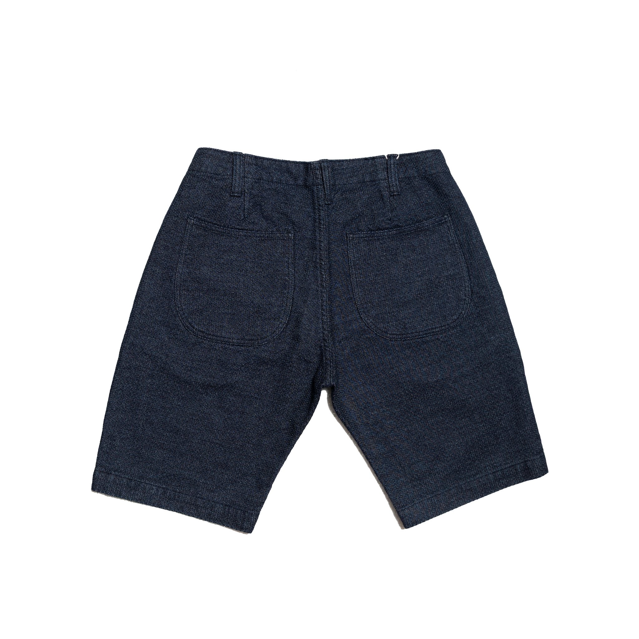1171-ID SASHIKO SHORT PANTS - INDIGO X INDIGO