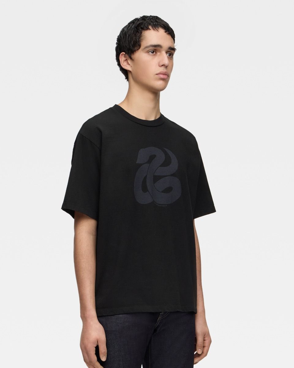 MXTS10435S HEAVY OUNCE S/S TEE -SNAKE - BLACK