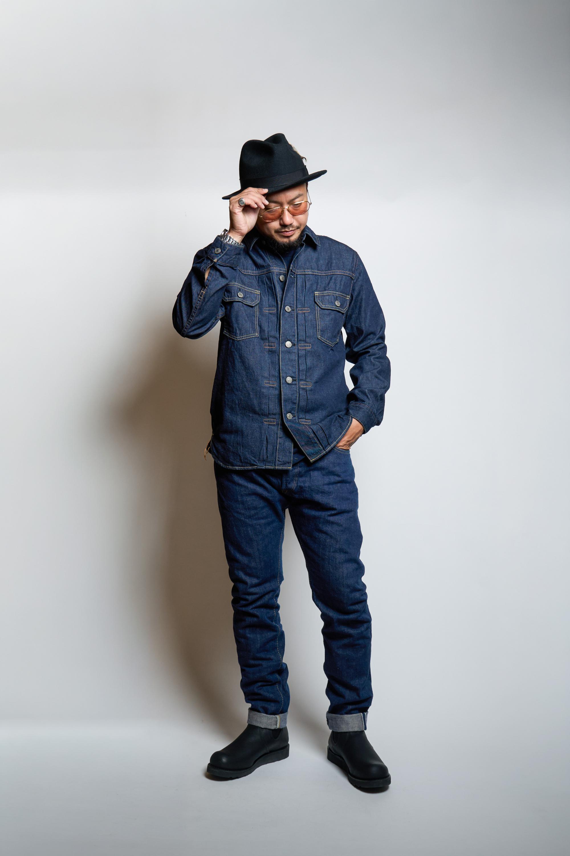PCD-2237 8oz Denim Type2 Shirt L/S - INDIGO