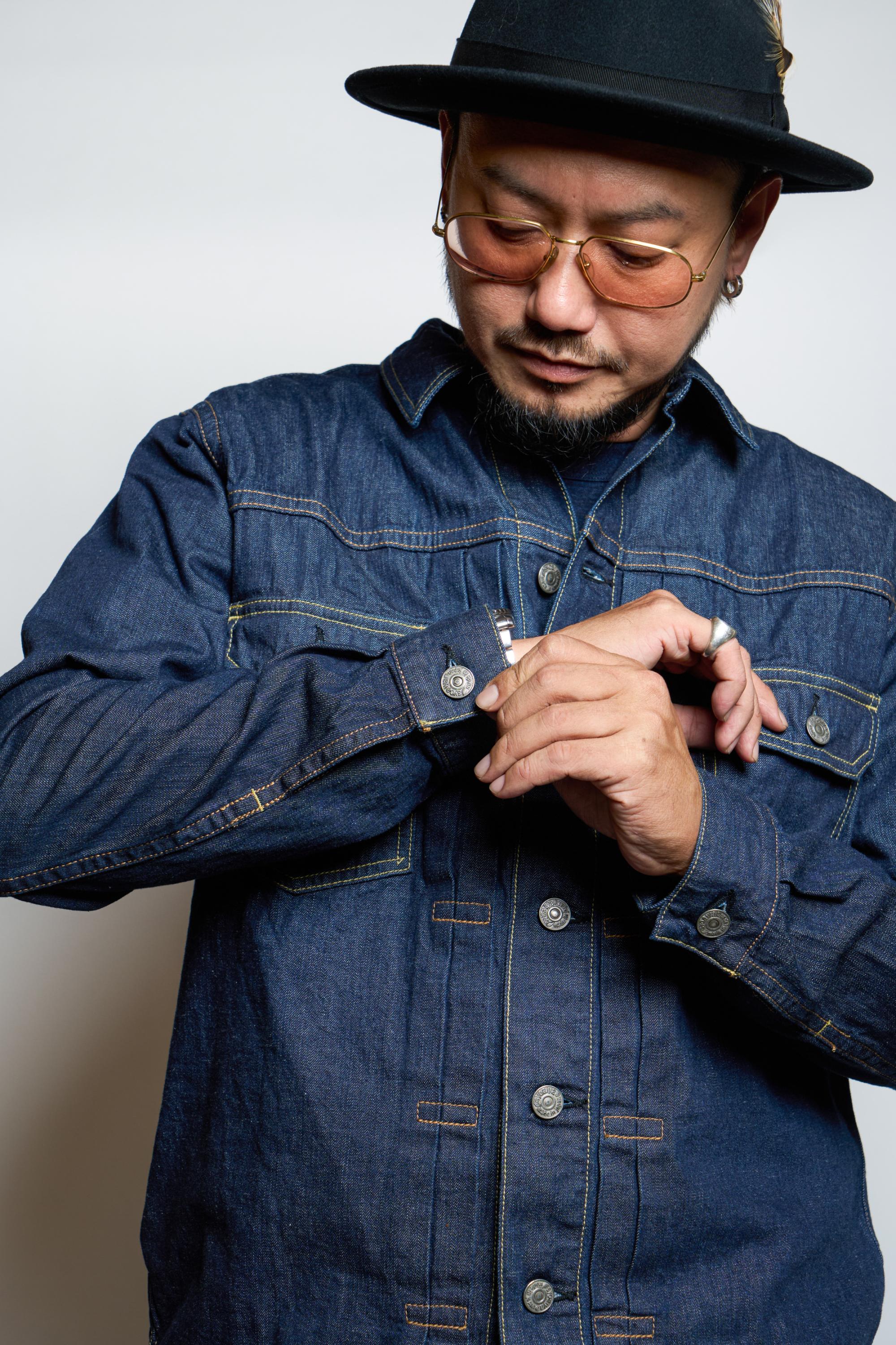 PCD-2237 8oz Denim Type2 Shirt L/S - INDIGO