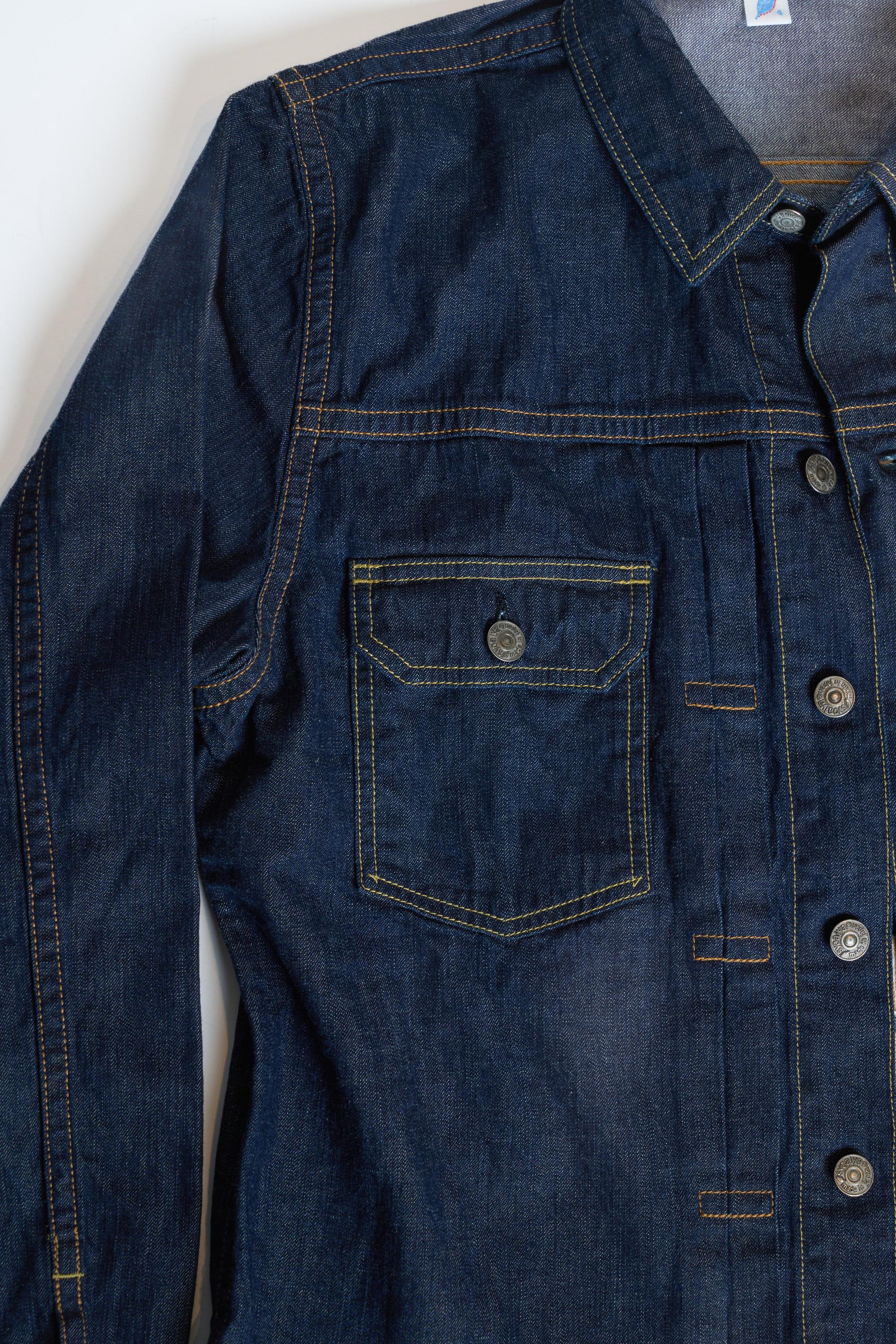 PCD-2237 8oz Denim Type2 Shirt L/S - INDIGO