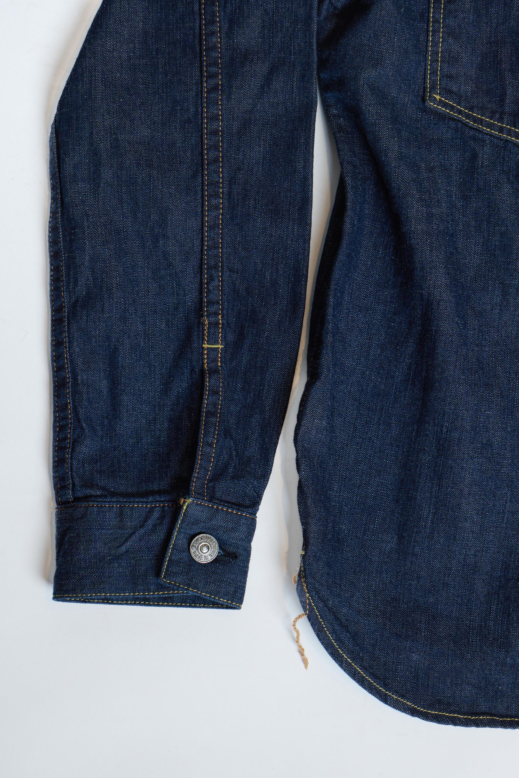 PCD-2237 8oz Denim Type2 Shirt L/S - INDIGO