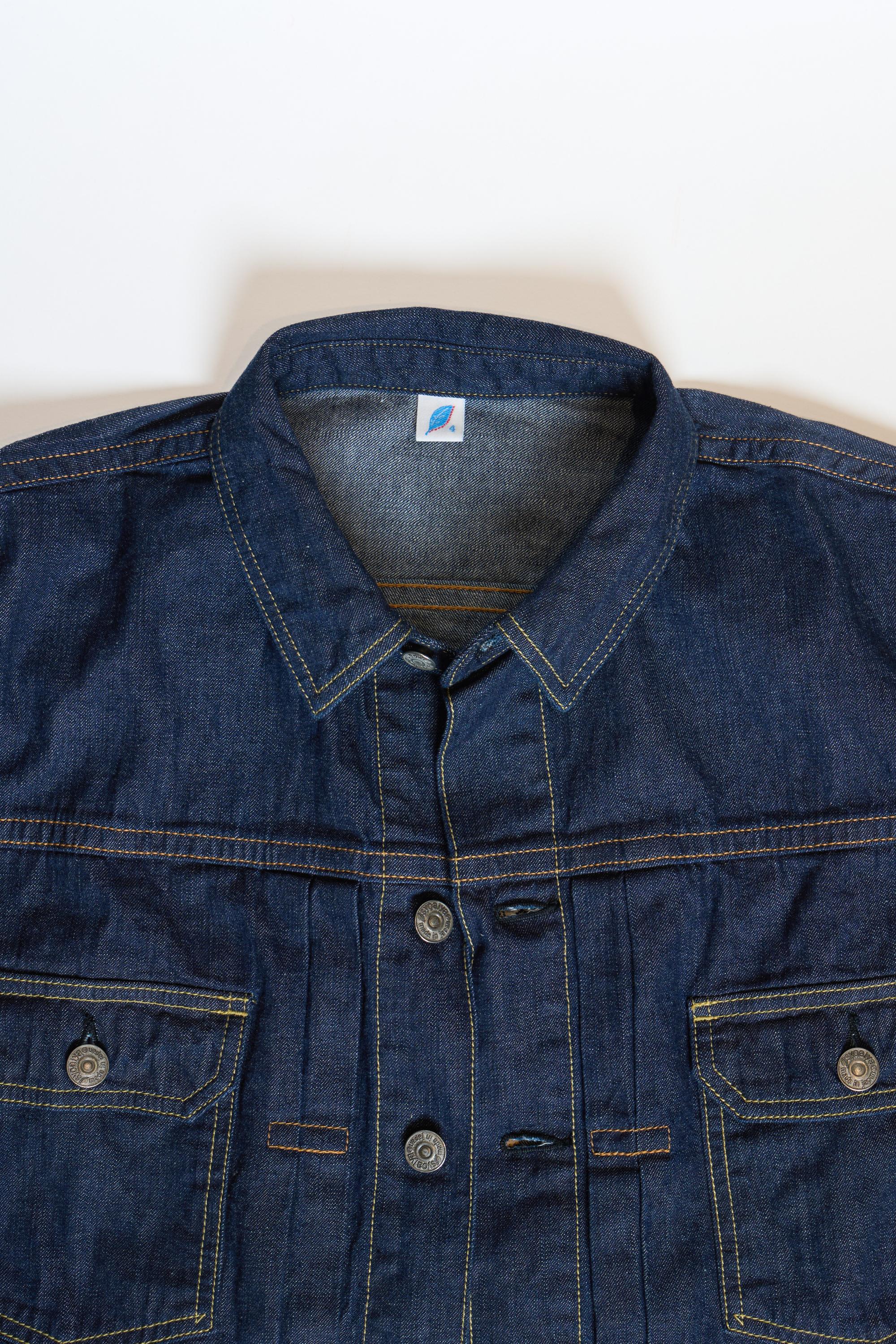 PCD-2237 8oz Denim Type2 Shirt L/S - INDIGO