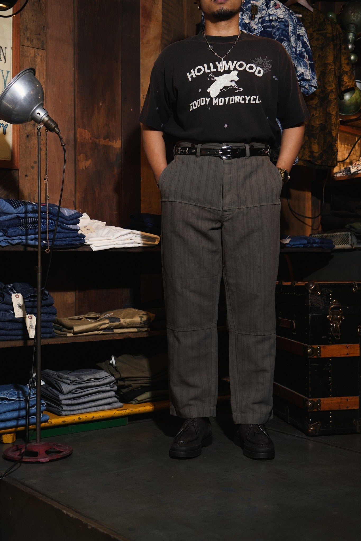 GS2449914 FRENCH UTILITY PANTS - KHAKI