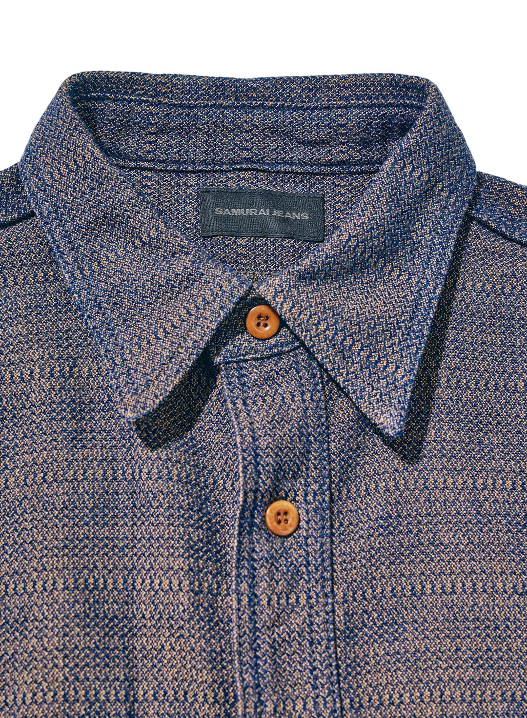 SSS26-KSKW Kanoko Aimadara Work Shirt - BROWN