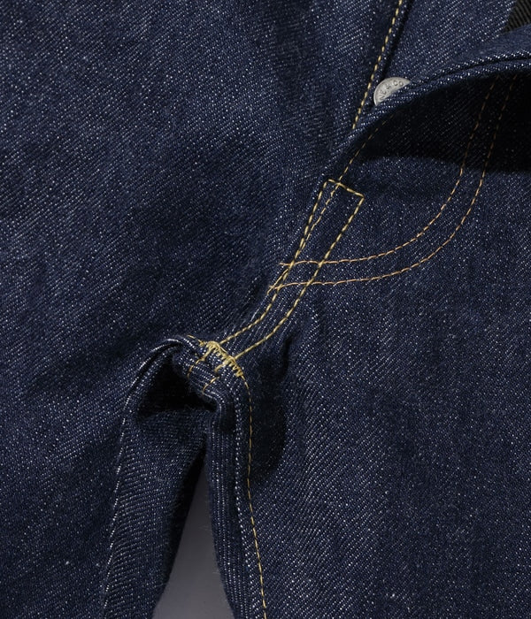 SC49007 SUGAR CANE SUPER “DENIM COLLECTIBLES #07 13.5OZ. BLUE DENIM WAIST OVERALLS “1946 MODE - INDIGO