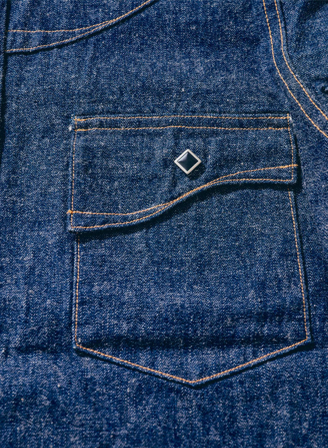 SWD-L02 Denim Western Shirt - INDIGO