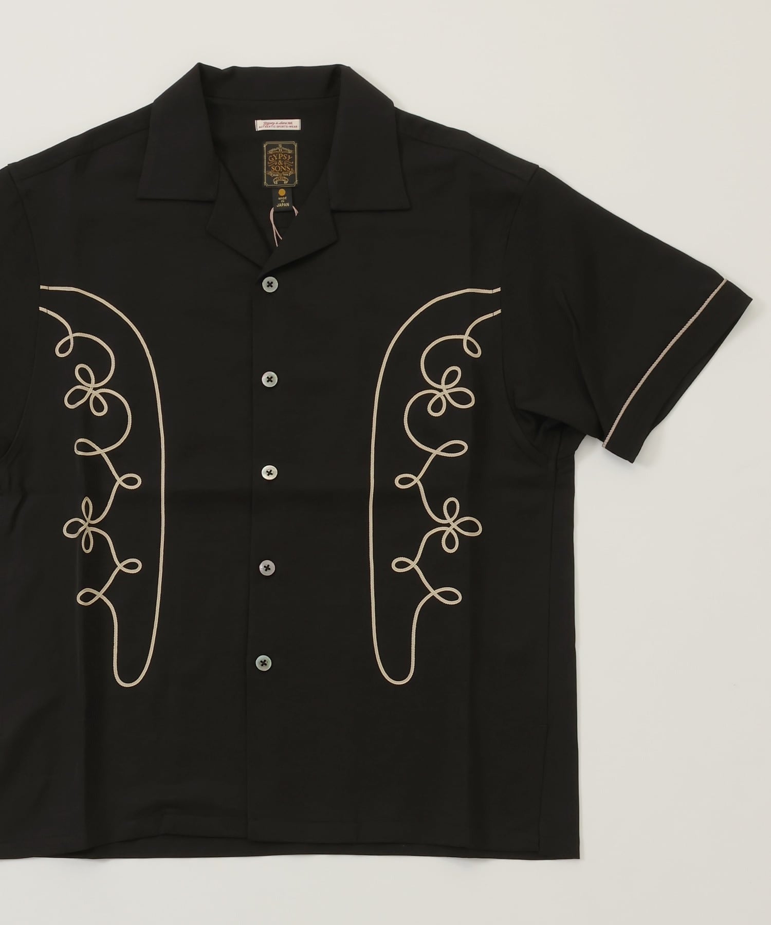 GS2449921 EMBROID RODEO SHIRTS - BLACK