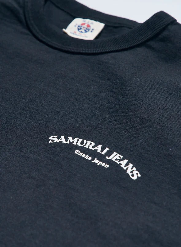 SJST25-104 HEAVY WEIGHT T-SHIRT "BONSAI" - BLACK