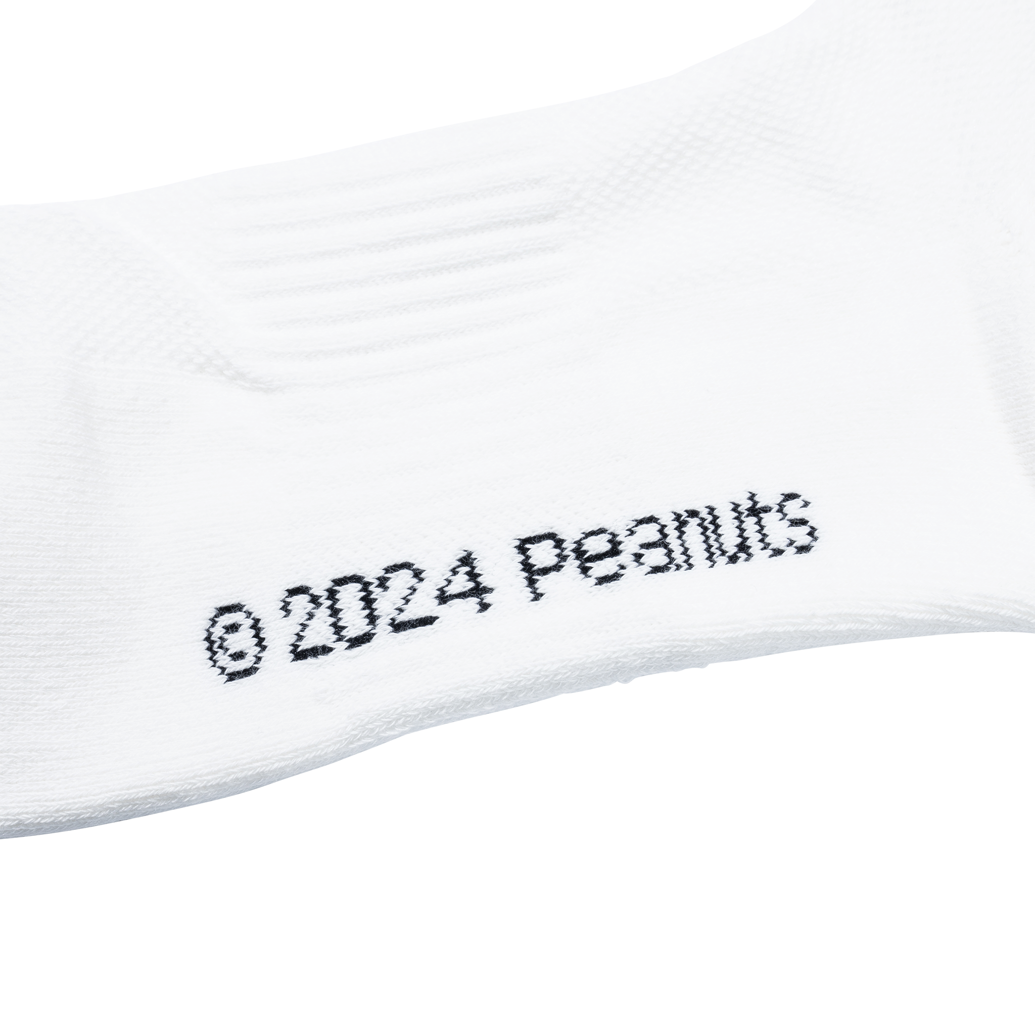 PEANUTS SNOOPY CHARLIE DANCE SOCKS - ECRU