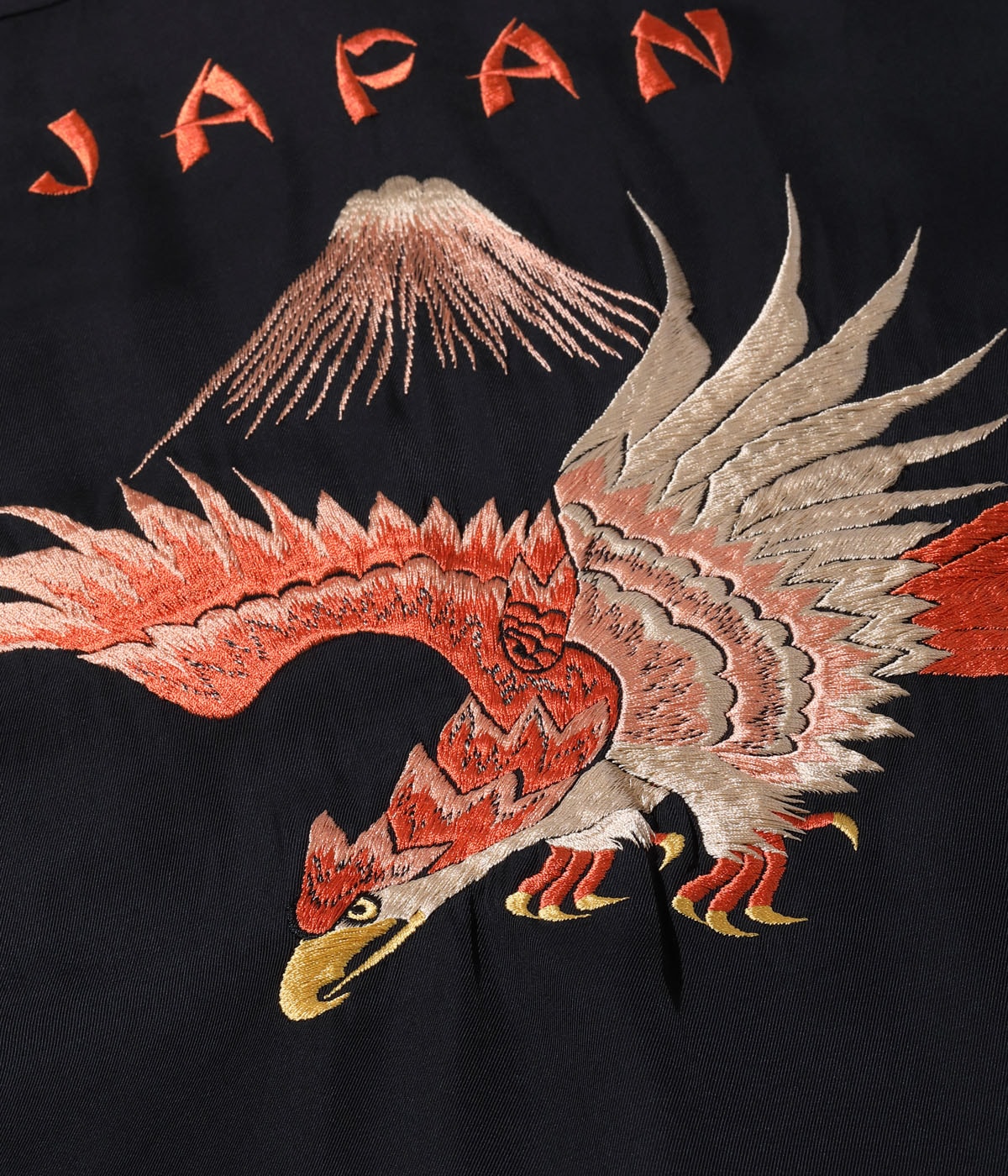 TT39301 / SUKA BOWLING SHIRT “EAGLE - BLACK