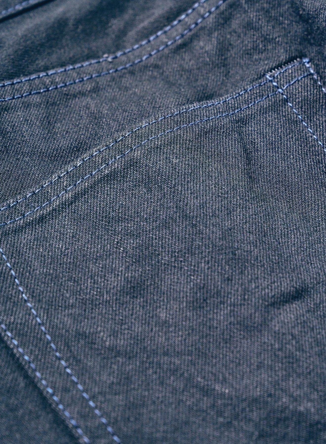 S0510XX-BOB (Aoki Tachikage 15oz Black-on-Blue 510 model) - INDIGOxBLACK RAW
