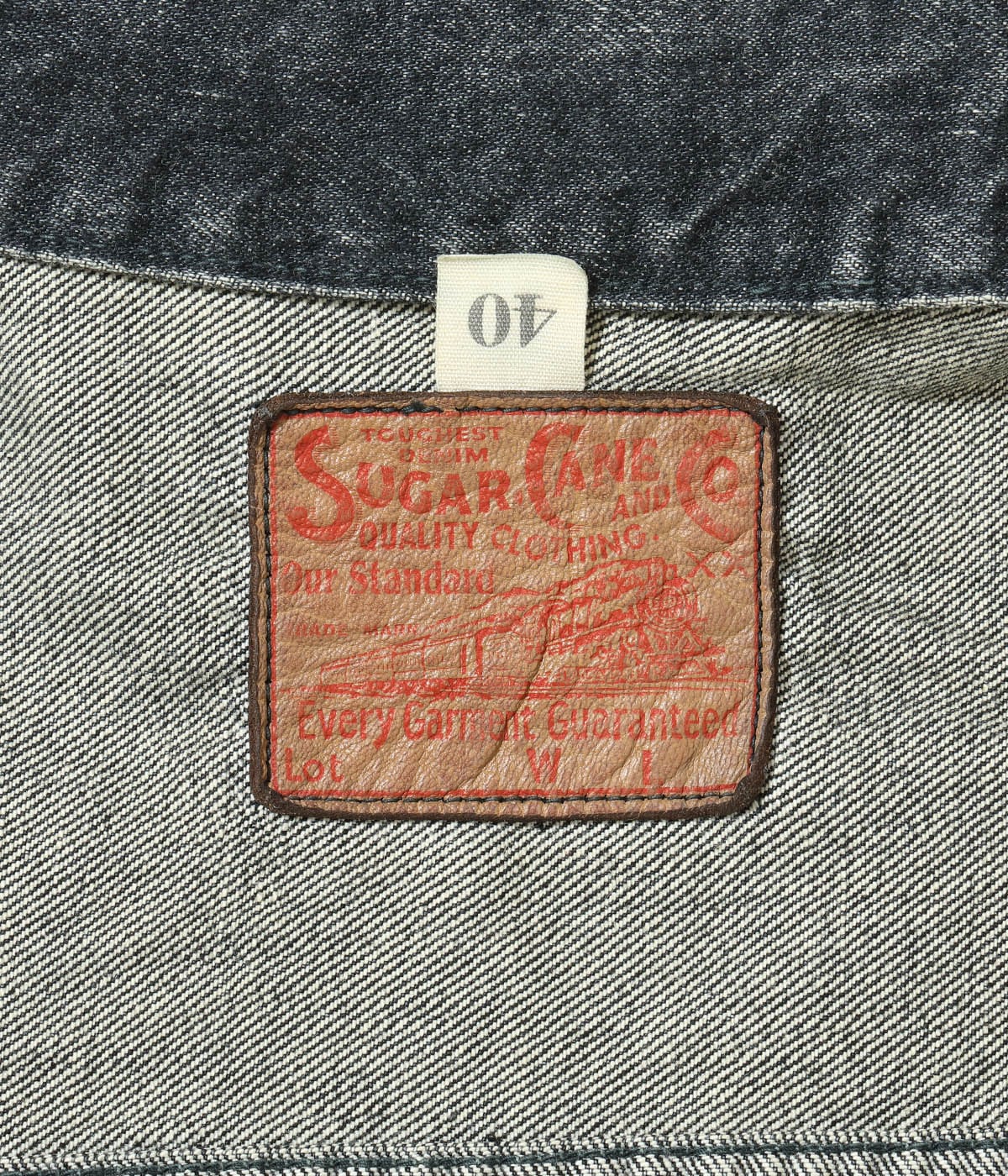 SC15650H 14.25oz. BLACK DENIM JACKET 1953 AGED MODEL - INDIGO
