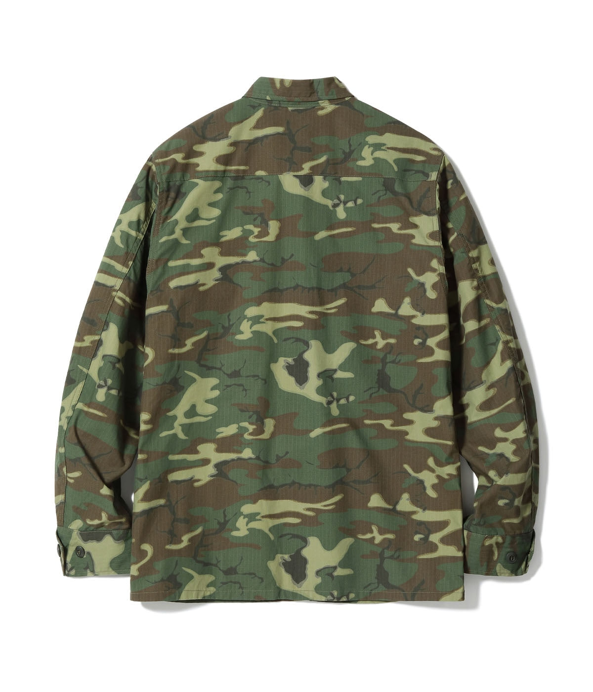 BR15691 COAT MAN'S CAMOUFLAGE COTTON WIND RESISTANT POPLIN CLASS 2 - CAMOUFLAGE
