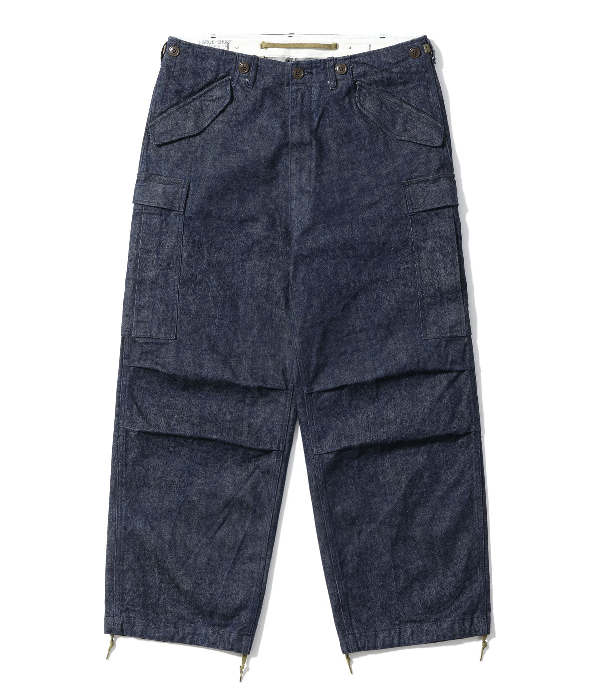 BR42586 TROUSERS SHELL FIELD Type M-51 “DENIM CIVILIAN MODEL” - INDIGO