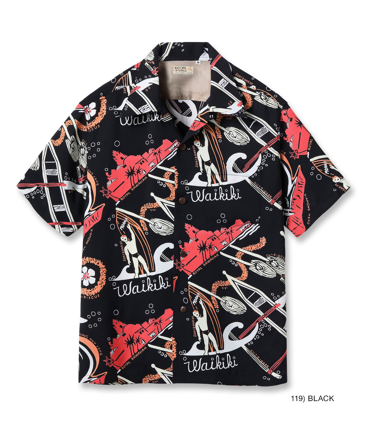 SS39741 KEONI OF HAWAII “WAIKIKI SAND” by JOHN MEIGS - BLACK