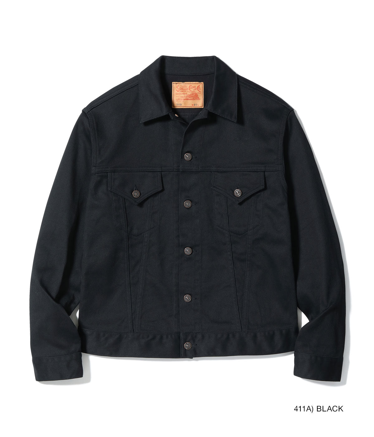 SC15900 11oz. COTTON PIQUE JACKET 1962 MODEL - BLACK