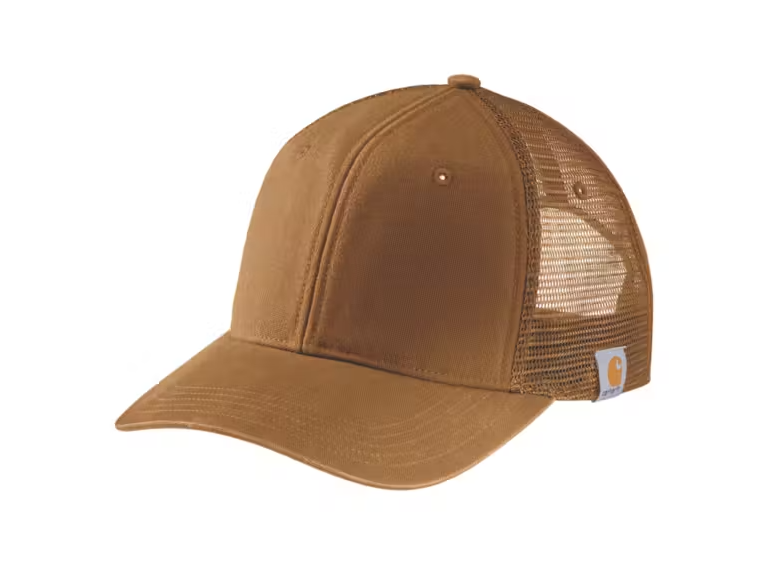 CANVAS MESH-BACK CAP - CARHARTT BROWN