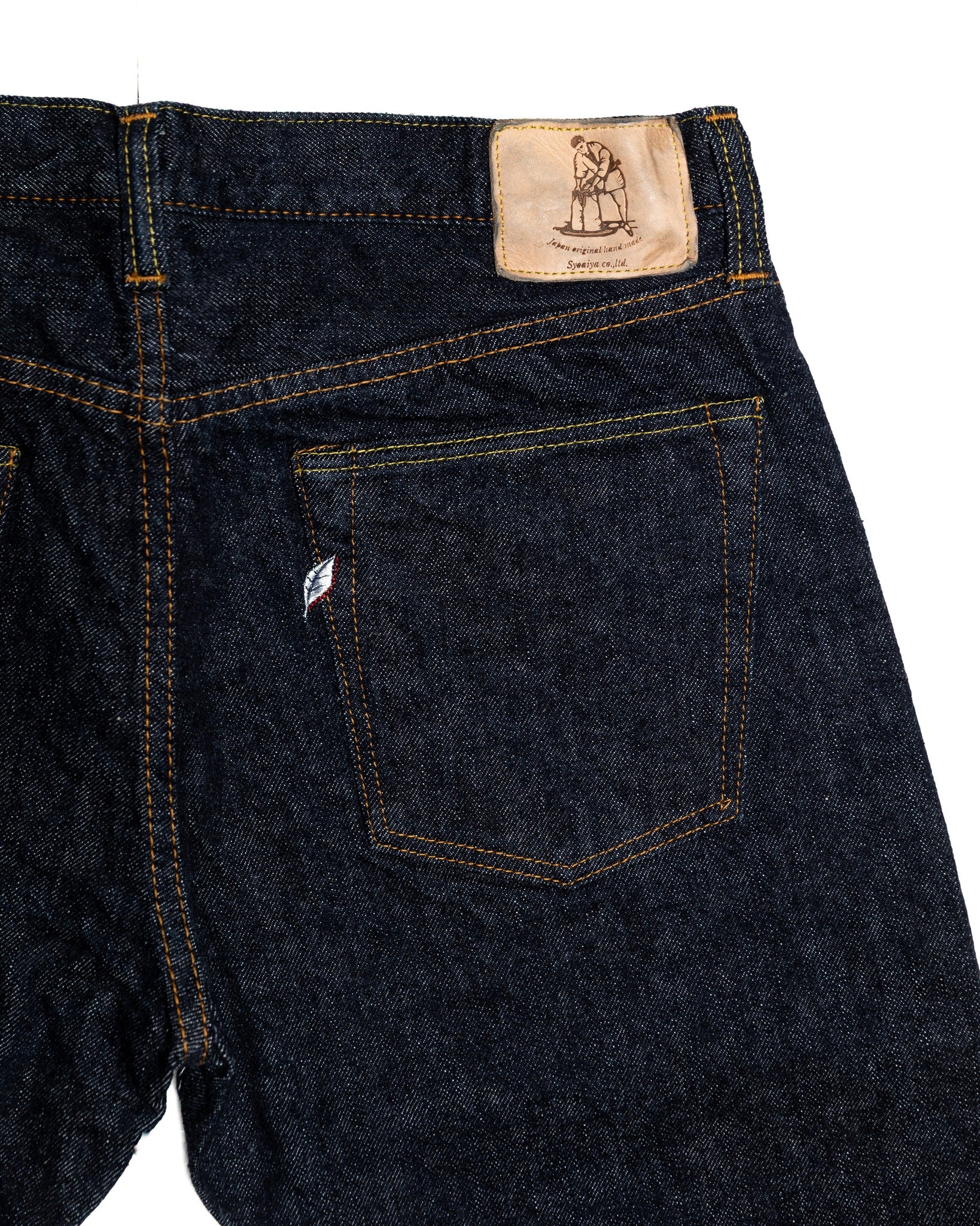 PBE-005 SLIM STRAIGHT - BEIGE CORE INDIGO