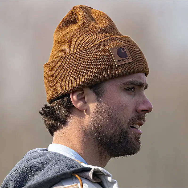 TONAL PATCH BEANIE - CARHARTT BROWN