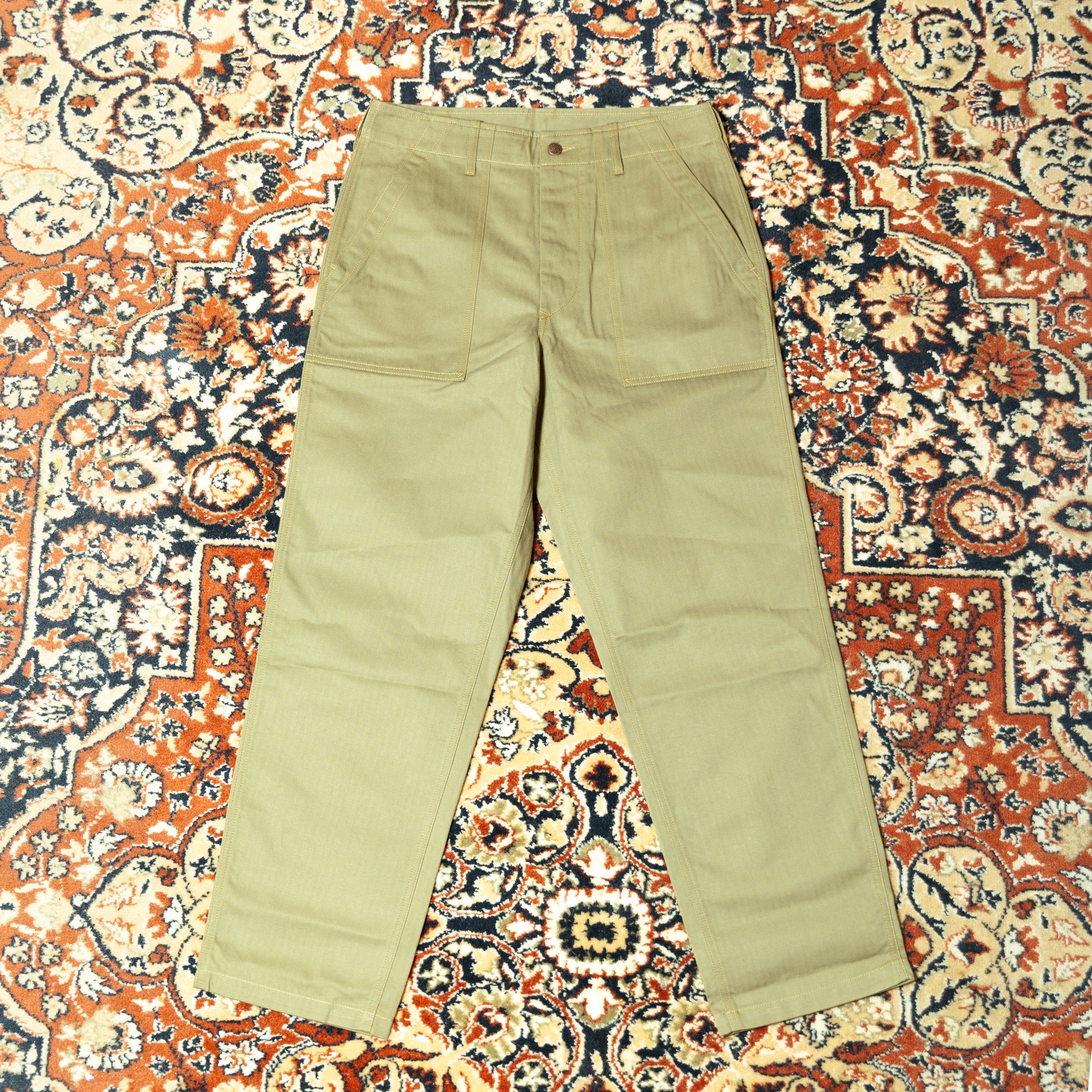 BAKER PANTS - OLIVE DRAB HBT