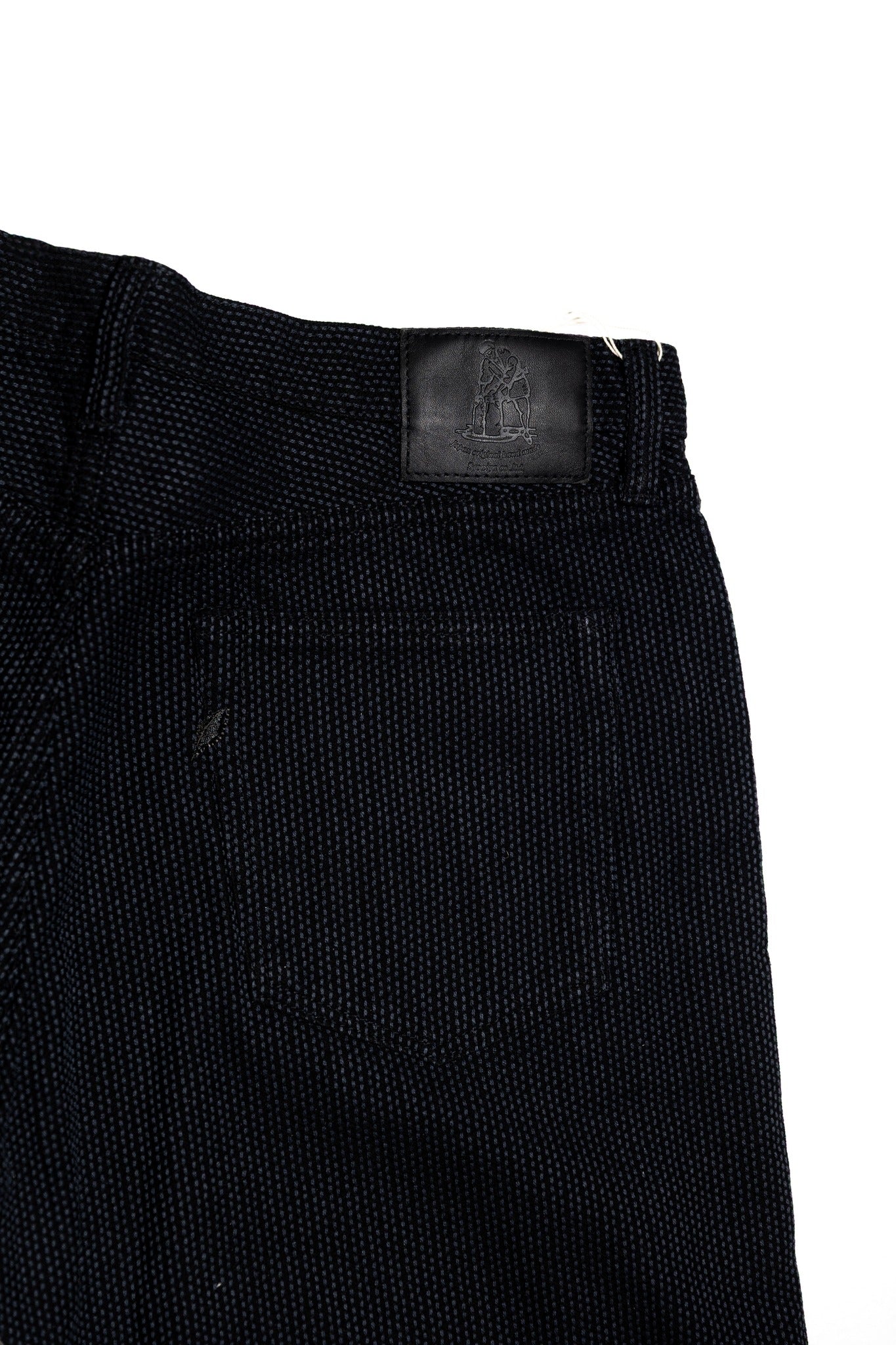 1170-1-BK SASHIKO PANTS LOOSE FIT - GRAY X BLACK