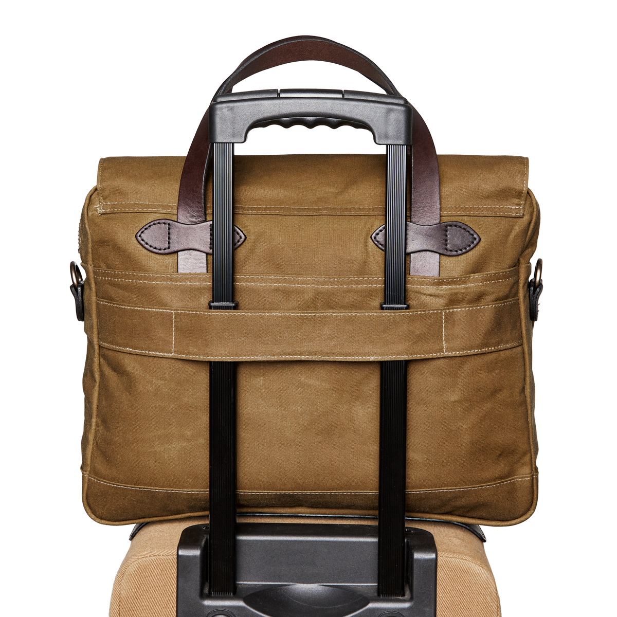 24 HOUR TIN BRIEFCASE - DARK TAN