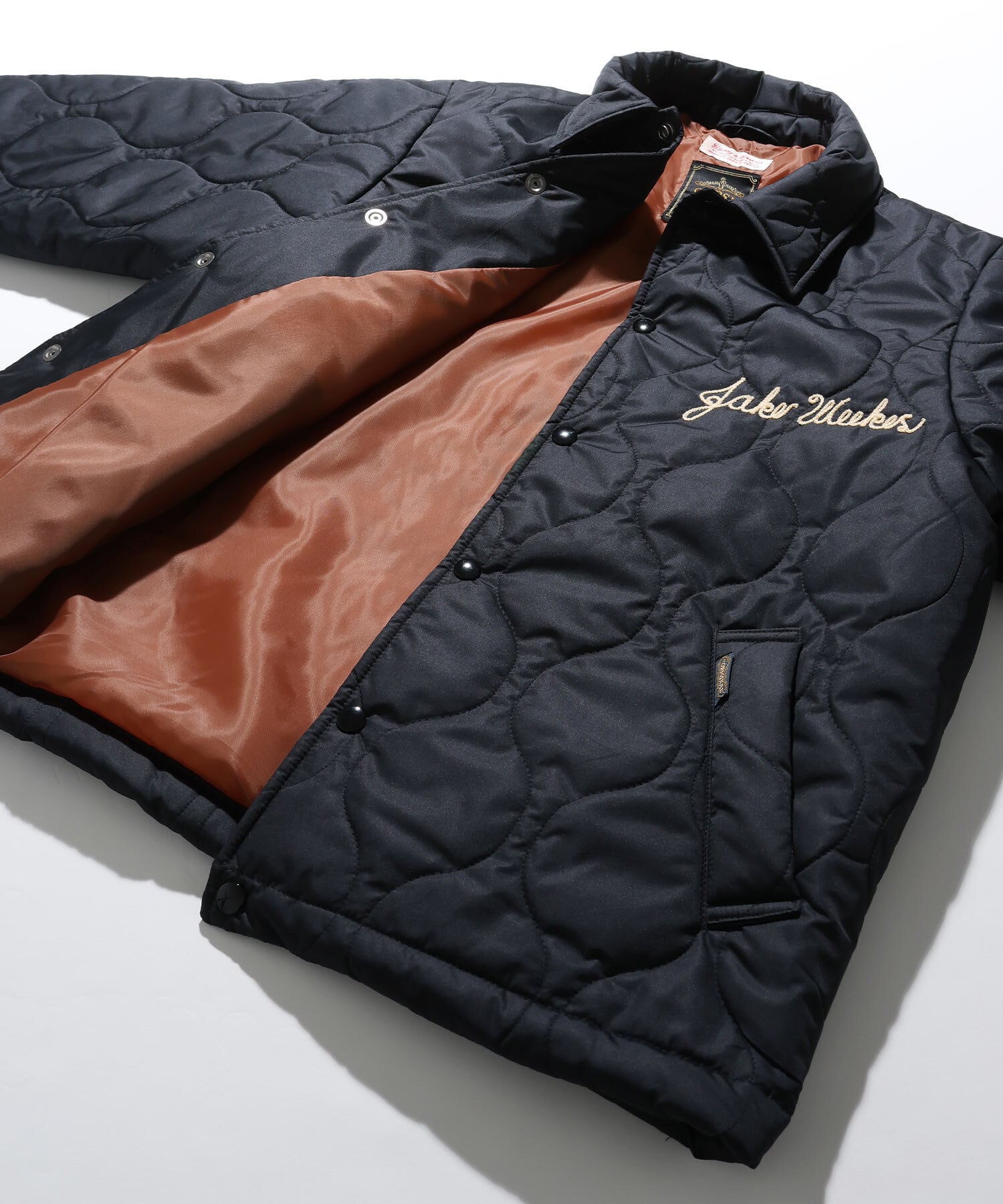 GS2529973 VMC QUILTED COACH JACKET - BLACK