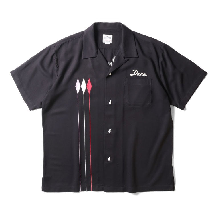 41225 BOWLING SHIRT (TORRANCE) - BLACK