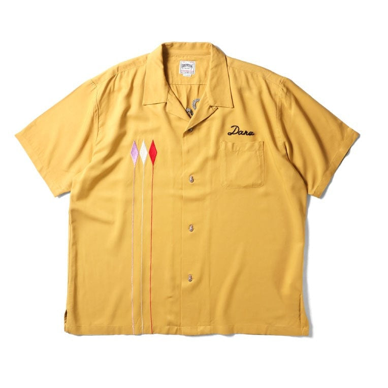 41225 BOWLING SHIRT (TORRANCE) - MUSTARD