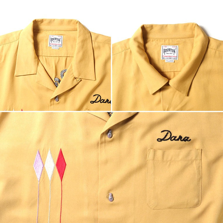 41225 BOWLING SHIRT (TORRANCE) - MUSTARD