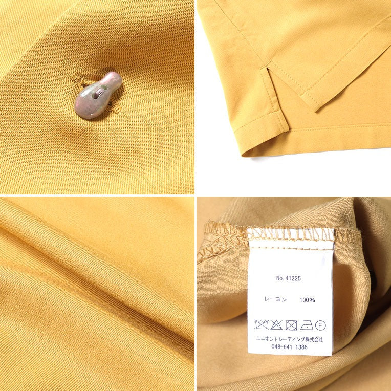 41225 BOWLING SHIRT (TORRANCE) - MUSTARD