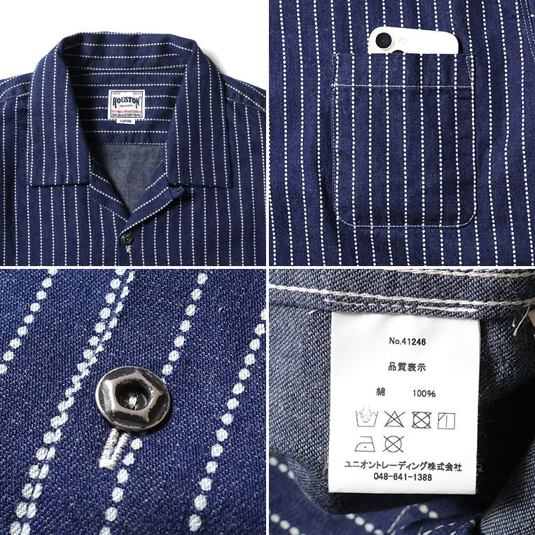 41246 WABASH OPEN COLLAR SHIRT - WABASH
