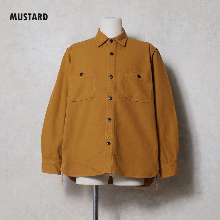 41254 SOLID VIYELLA SHIRT - MUSTARD