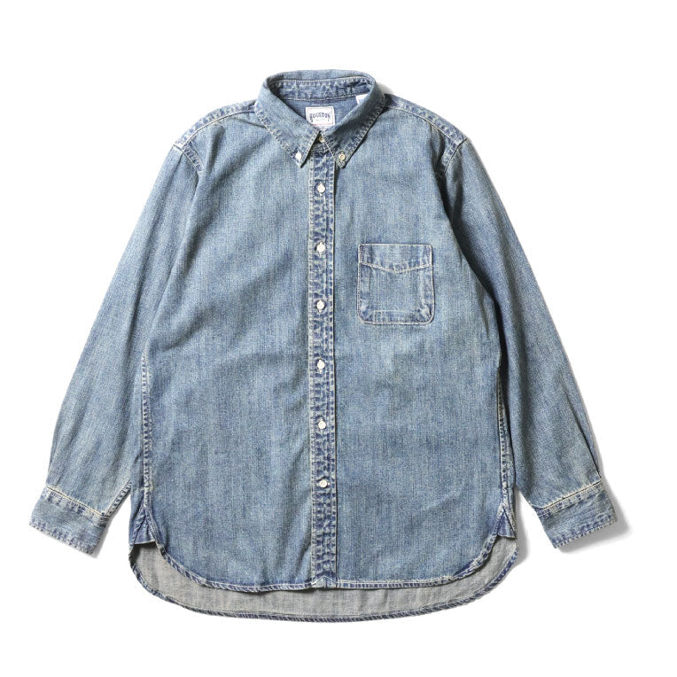 41256 DENIM BD SHIRT - INDIGO VINTAGE WASH