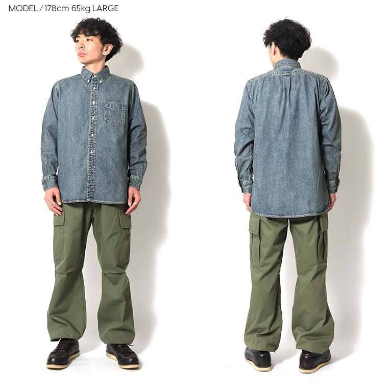 41256 DENIM BD SHIRT - INDIGO VINTAGE WASH