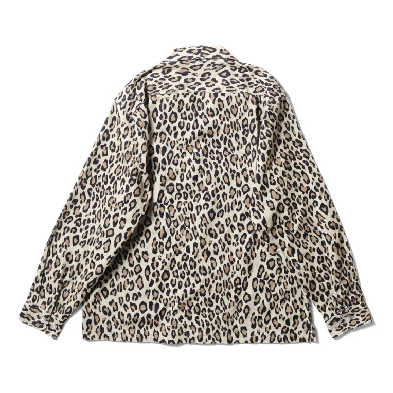 41264 PRINT CORDUROY SHIRT (ANIMAL) - LEOPARD