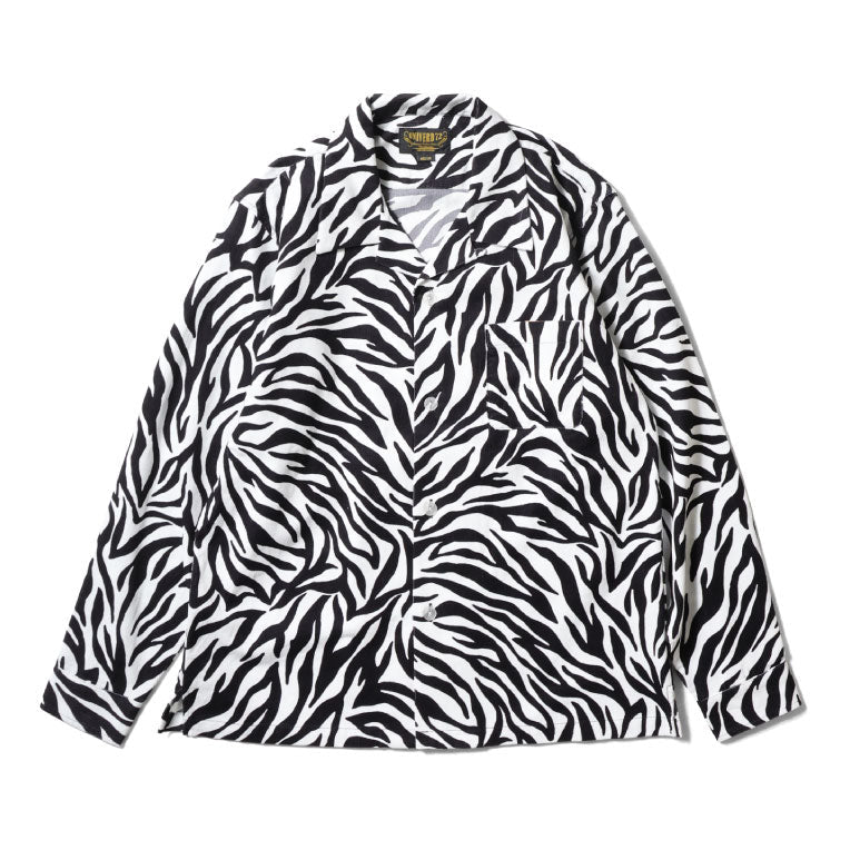 41264 PRINT CORDUROY SHIRT (ANIMAL) - ZEBRA