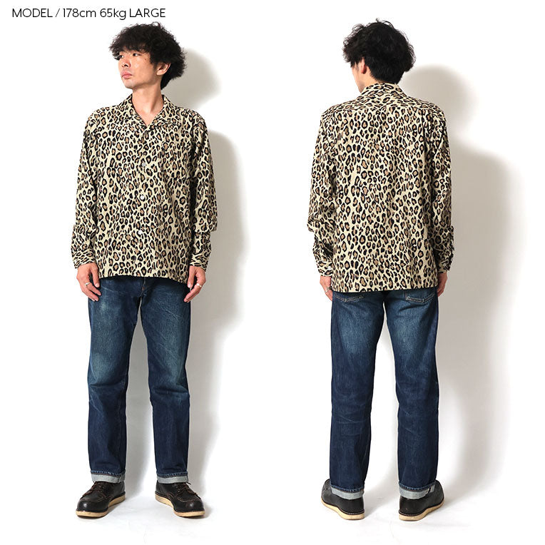 41264 PRINT CORDUROY SHIRT (ANIMAL) - LEOPARD