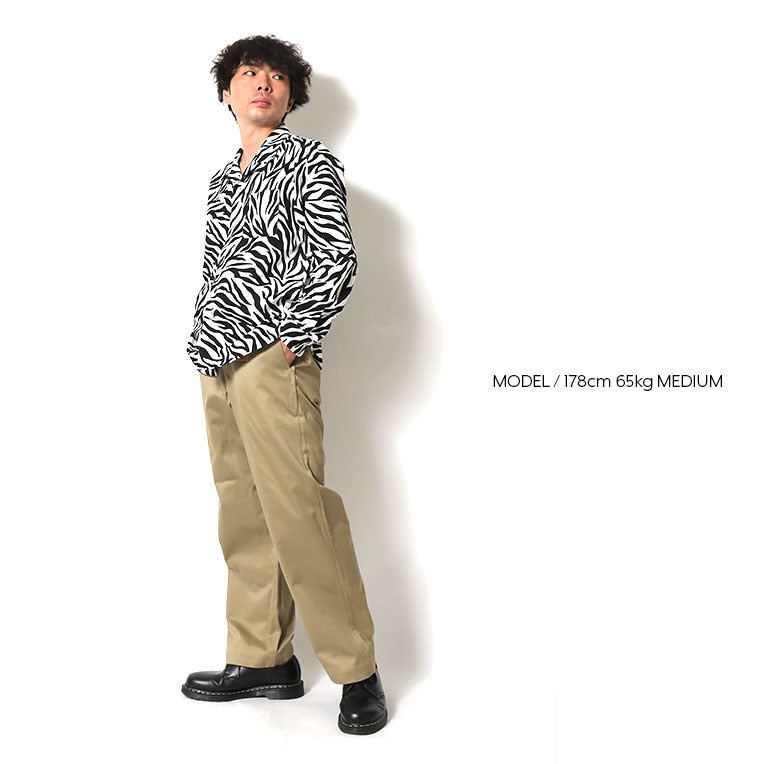 41264 PRINT CORDUROY SHIRT (ANIMAL) - ZEBRA