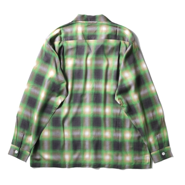 41284 OMBRE CHECK L/S SHIRT - GREEN